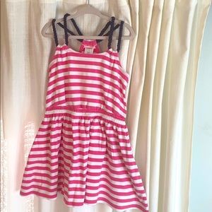 Girls striped summer dress